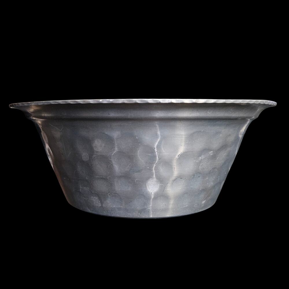 Everlast Forged Aluminum Hammered Serving Bowl 7" Mid Century USA Vintage